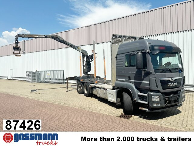 MAN TGS 26.500 6X4H-4 BL, PriTarder, HydroDrive, - Logging truck, Crane truck: picture 1 MAN TGS 26.500 6X4H-4 BL, PriTarder, HydroDrive, - Logging truck, Crane truck: picture 1