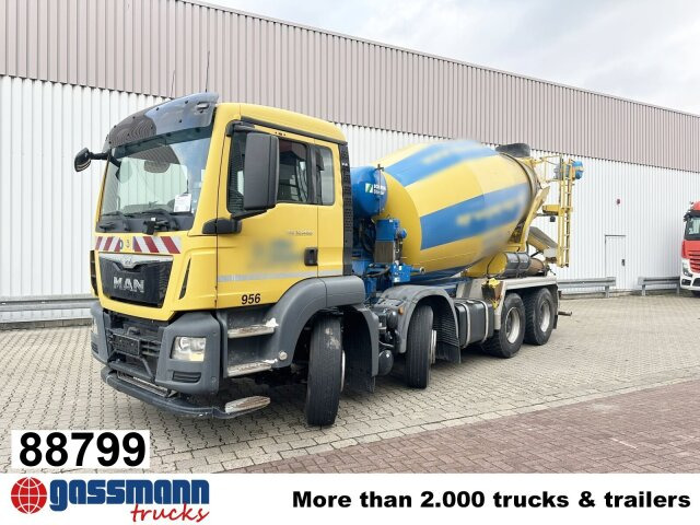 MAN TGS 32.400 8x4 BB, Stetter ca. 9m³ - Concrete mixer truck: picture 1 MAN TGS 32.400 8x4 BB, Stetter ca. 9m³ - Concrete mixer truck: picture 1