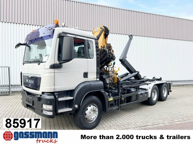 MAN TGS 33.440 6X4 BL mit Kran Effer 165-3S, Funk - Hook lift truck, Crane truck: picture 1 MAN TGS 33.440 6X4 BL mit Kran Effer 165-3S, Funk - Hook lift truck, Crane truck: picture 1