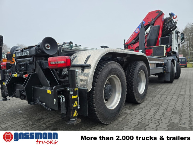 MAN TGS 35.480 8X4 BL, Intarder, Kran HMF 3220-K6, - Hook lift truck, Crane truck: picture 2 MAN TGS 35.480 8X4 BL, Intarder, Kran HMF 3220-K6, - Hook lift truck, Crane truck: picture 2