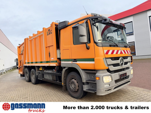 Garbage truck for transportation of garbage Mercedes-Benz Actros 2641/48 L 6x4, Haller M21X2C, Zöller: picture 9