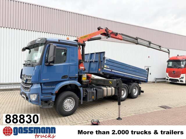 Mercedes-Benz Arocs 2640 LK 6x4, Alu-Bordwände, Kran - Tipper, Crane truck: picture 1 Mercedes-Benz Arocs 2640 LK 6x4, Alu-Bordwände, Kran - Tipper, Crane truck: picture 1