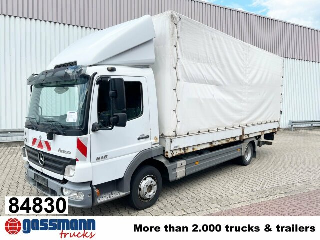 Mercedes-Benz Atego 818 L 4x2 mit LBW BÄR - Dropside/ Flatbed truck: picture 1 Mercedes-Benz Atego 818 L 4x2 mit LBW BÄR - Dropside/ Flatbed truck: picture 1