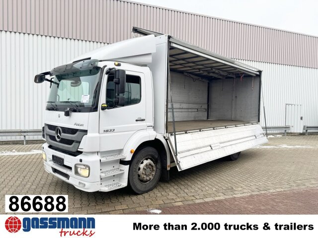 Mercedes-Benz Axor 1833 L 4x2, Getränkekoffer - Box truck: picture 1 Mercedes-Benz Axor 1833 L 4x2, Getränkekoffer - Box truck: picture 1