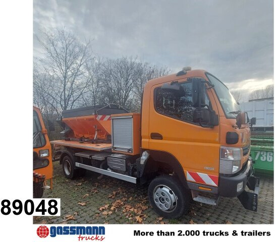 Mitsubishi Canter Fuso 6C18 4x4, Winterdienstausstattung, - Hook lift truck: picture 1 Mitsubishi Canter Fuso 6C18 4x4, Winterdienstausstattung, - Hook lift truck: picture 1