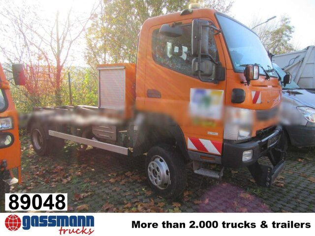 Mitsubishi Canter Fuso 6C18 4x4, Winterdienstausstattung, - Hook lift truck: picture 1 Mitsubishi Canter Fuso 6C18 4x4, Winterdienstausstattung, - Hook lift truck: picture 1