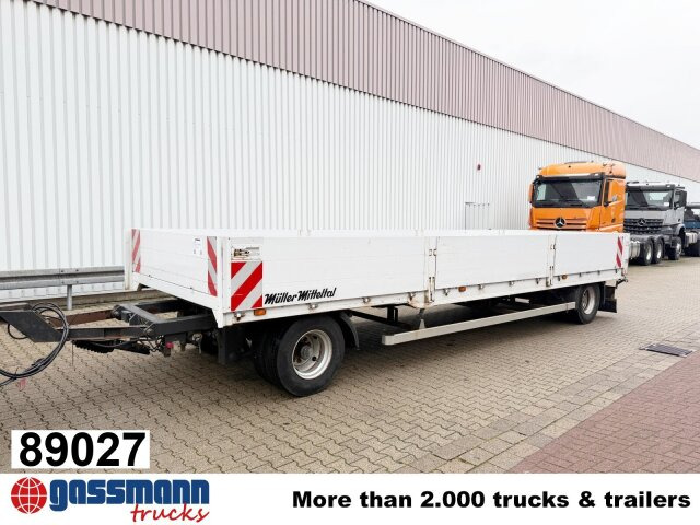 Müller-Mitteltal TP-BW 20,0, Twist-Lock - Dropside/ Flatbed trailer: picture 1 Müller-Mitteltal TP-BW 20,0, Twist-Lock - Dropside/ Flatbed trailer: picture 1
