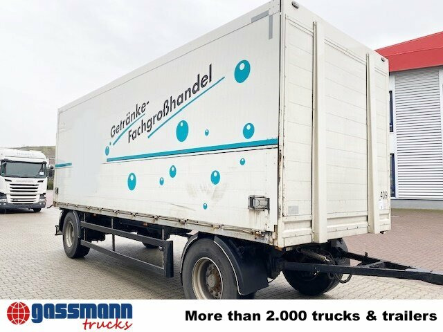 Closed box trailer Orten PRASQ 18 Getränkeanhänger, Stapleraufnahme,: picture 14