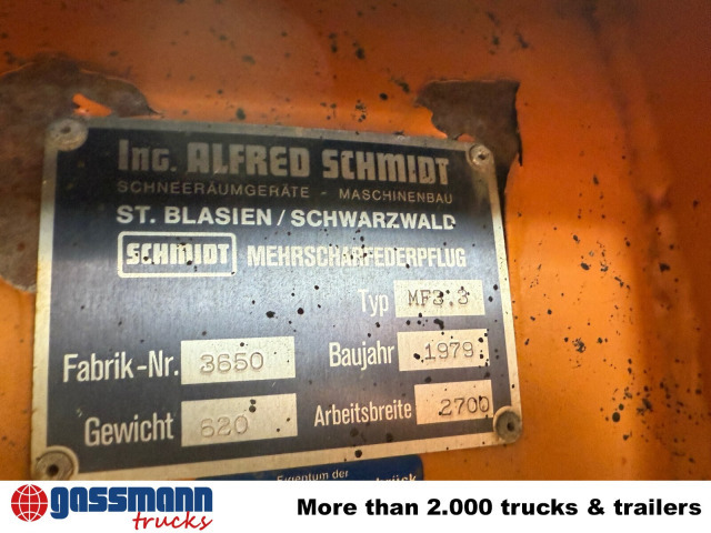 Snow plough Schmidt MF 3.3 Schneepflug: picture 6 Snow plough Schmidt MF 3.3 Schneepflug: picture 6