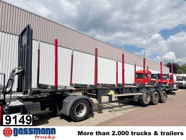 Schwarzmüller 3-Achs Holzauflieger, Liftachse, MEHRFACH - Logging semi-trailer: picture 1 Schwarzmüller 3-Achs Holzauflieger, Liftachse, MEHRFACH - Logging semi-trailer: picture 1