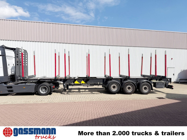 Schwarzmüller 3-Achs Holzauflieger, Liftachse, MEHRFACH - Logging semi-trailer: picture 4 Schwarzmüller 3-Achs Holzauflieger, Liftachse, MEHRFACH - Logging semi-trailer: picture 4