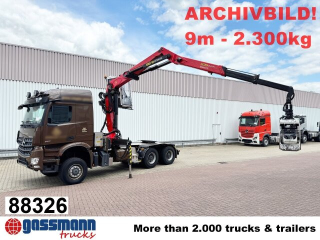 Mercedes-Benz Arocs 3351 LS 6x6, Grounder, MirrorCam, Navi, - Tractor unit: picture 1 Mercedes-Benz Arocs 3351 LS 6x6, Grounder, MirrorCam, Navi, - Tractor unit: picture 1