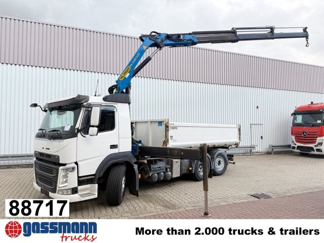 Volvo FM 460 6x2, Lenk-/Liftachse, Alu-Bordwände, - Tipper, Crane truck: picture 1 Volvo FM 460 6x2, Lenk-/Liftachse, Alu-Bordwände, - Tipper, Crane truck: picture 1