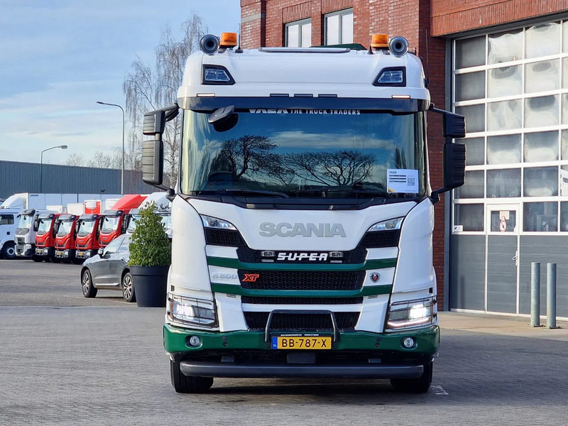 Scania G500 XT 8x4*4 - HMF 2820K Crane - AJK 20T Hooklift - Retarder - Full air - Like new - Hook lift truck, Crane truck: picture 4 Scania G500 XT 8x4*4 - HMF 2820K Crane - AJK 20T Hooklift - Retarder - Full air - Like new - Hook lift truck, Crane truck: picture 4