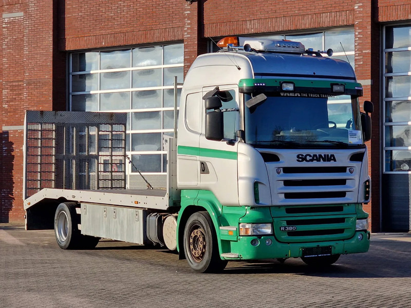 Scania R380 4x2 - Car transport / Flatbed - Ramp - Full air - Night clima - Autotransporter truck: picture 1 Scania R380 4x2 - Car transport / Flatbed - Ramp - Full air - Night clima - Autotransporter truck: picture 1