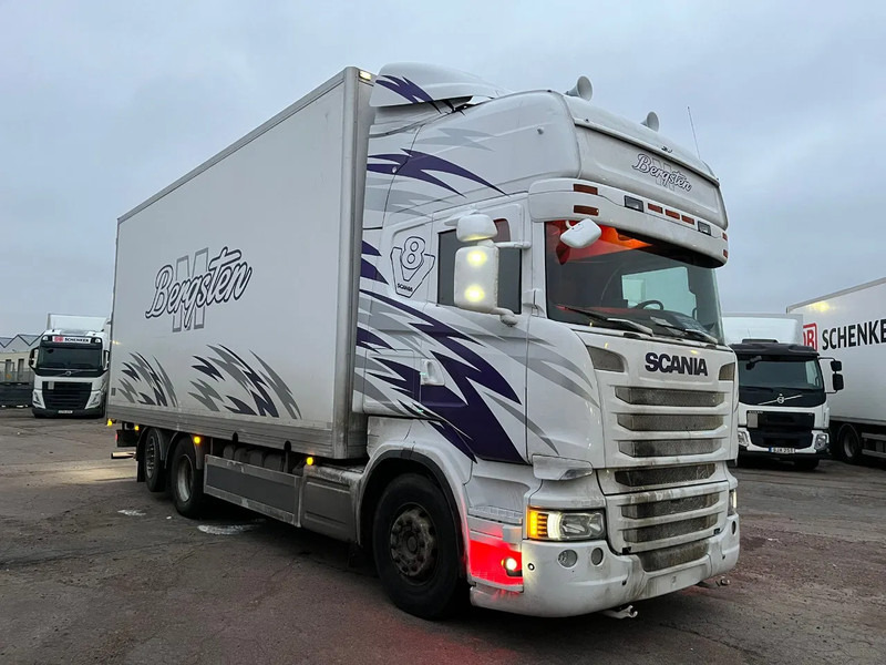 Scania R520 V8 Topline 6x2*4 - Loadlift - Retarder - Steering axle - 4.75 WB - Euro 6 - Box truck: picture 1 Scania R520 V8 Topline 6x2*4 - Loadlift - Retarder - Steering axle - 4.75 WB - Euro 6 - Box truck: picture 1