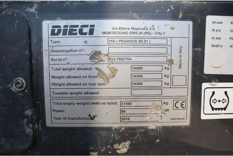 Leasing of Dieci PEGASUS 50.21 | FORKS | HOOK BLOCK | GOOD CONDITION Dieci PEGASUS 50.21 | FORKS | HOOK BLOCK | GOOD CONDITION: picture 20