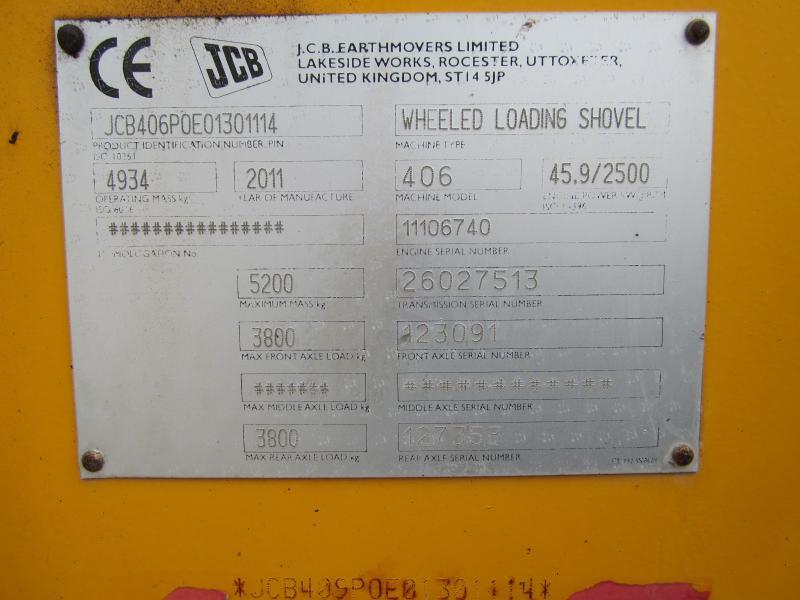 Wheel loader Jcb 406: picture 11