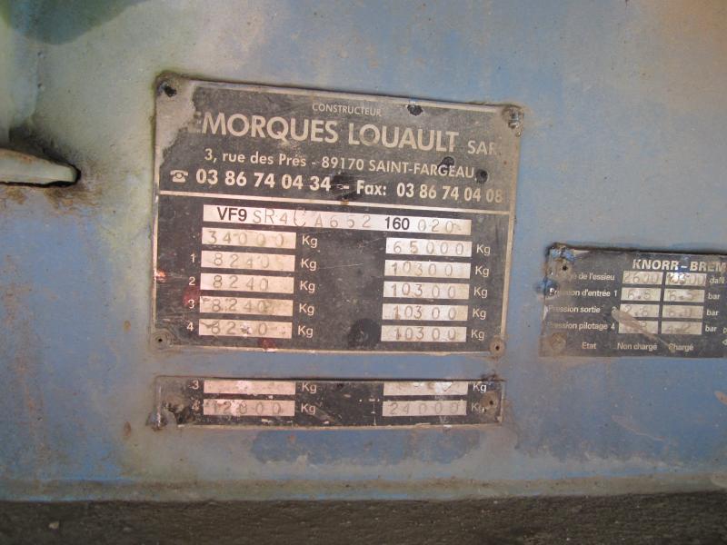 Louault - Low loader semi-trailer: picture 3 Louault - Low loader semi-trailer: picture 3