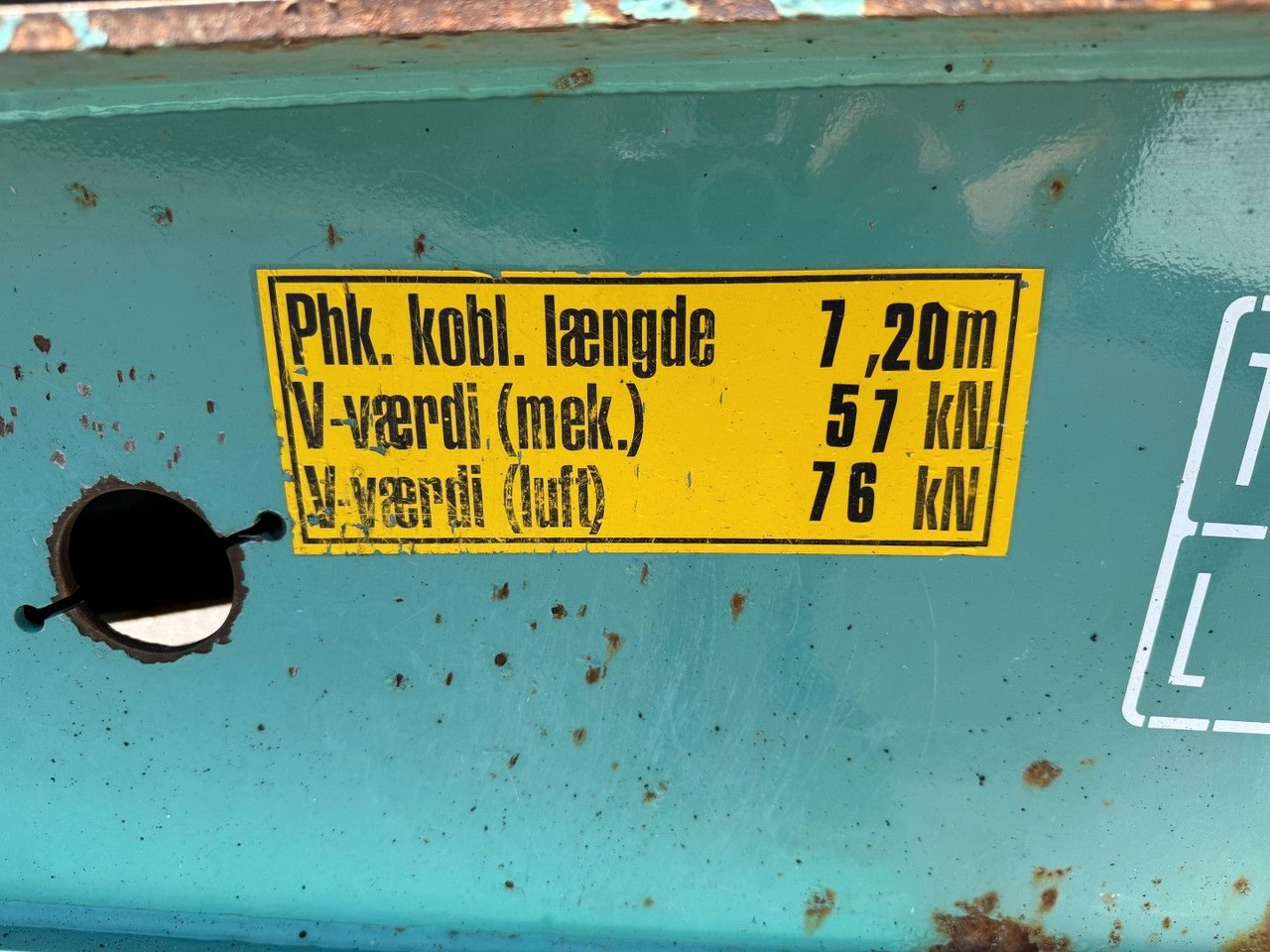 Tipper trailer Kel-Berg 24 t. 3 axle T490K Tipper / Kipper: picture 9