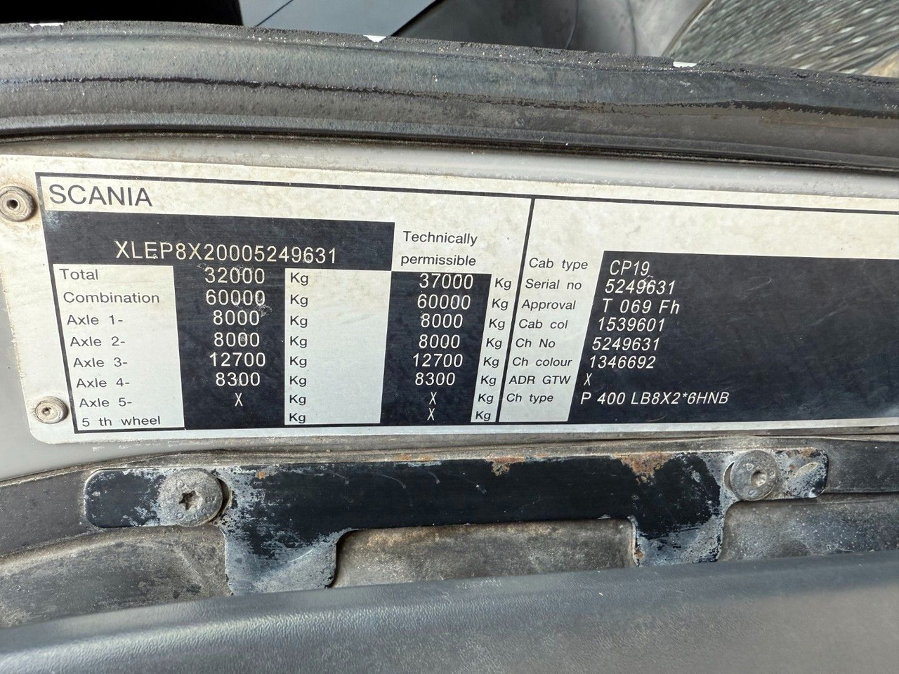 Tank truck Scania P400 8x2*6 HMK Bilcon 24.000 l. ADR Euro 5: picture 18 Tank truck Scania P400 8x2*6 HMK Bilcon 24.000 l. ADR Euro 5: picture 18