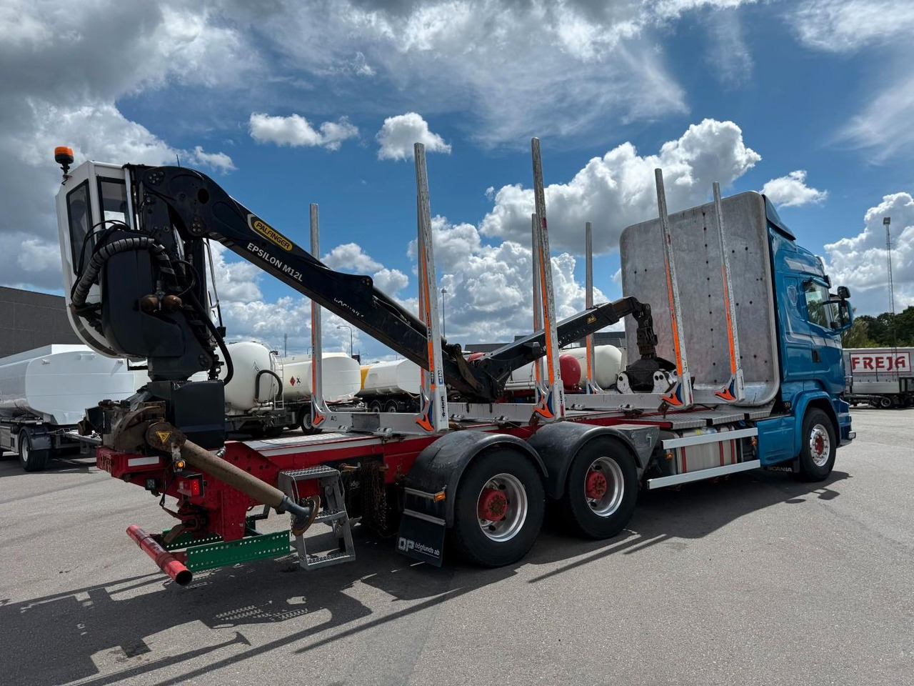 Scania R730 V8 6x4 Palfinger Epsilon M12L80 / Holz Wood - Logging truck, Crane truck: picture 4 Scania R730 V8 6x4 Palfinger Epsilon M12L80 / Holz Wood - Logging truck, Crane truck: picture 4