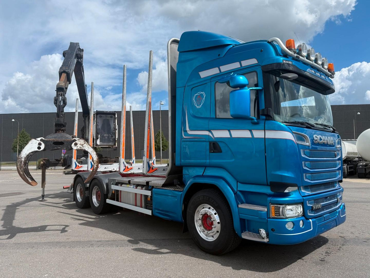 Scania R730 V8 6x4 Palfinger Epsilon M12L80 / Holz Wood - Logging truck, Crane truck: picture 2 Scania R730 V8 6x4 Palfinger Epsilon M12L80 / Holz Wood - Logging truck, Crane truck: picture 2