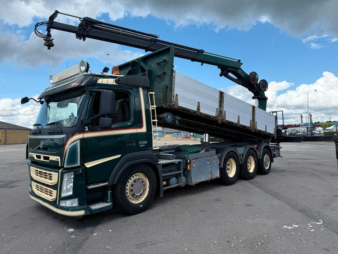 Volvo FM500 8x4*4 Tipper / Crane HMF2620-K5 - Tipper, Crane truck: picture 1 Volvo FM500 8x4*4 Tipper / Crane HMF2620-K5 - Tipper, Crane truck: picture 1