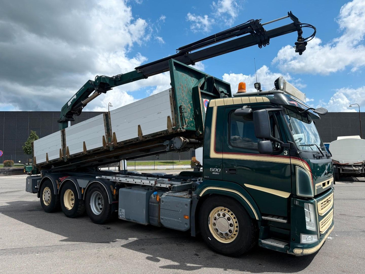 Volvo FM500 8x4*4 Tipper / Crane HMF2620-K5 - Tipper, Crane truck: picture 3 Volvo FM500 8x4*4 Tipper / Crane HMF2620-K5 - Tipper, Crane truck: picture 3