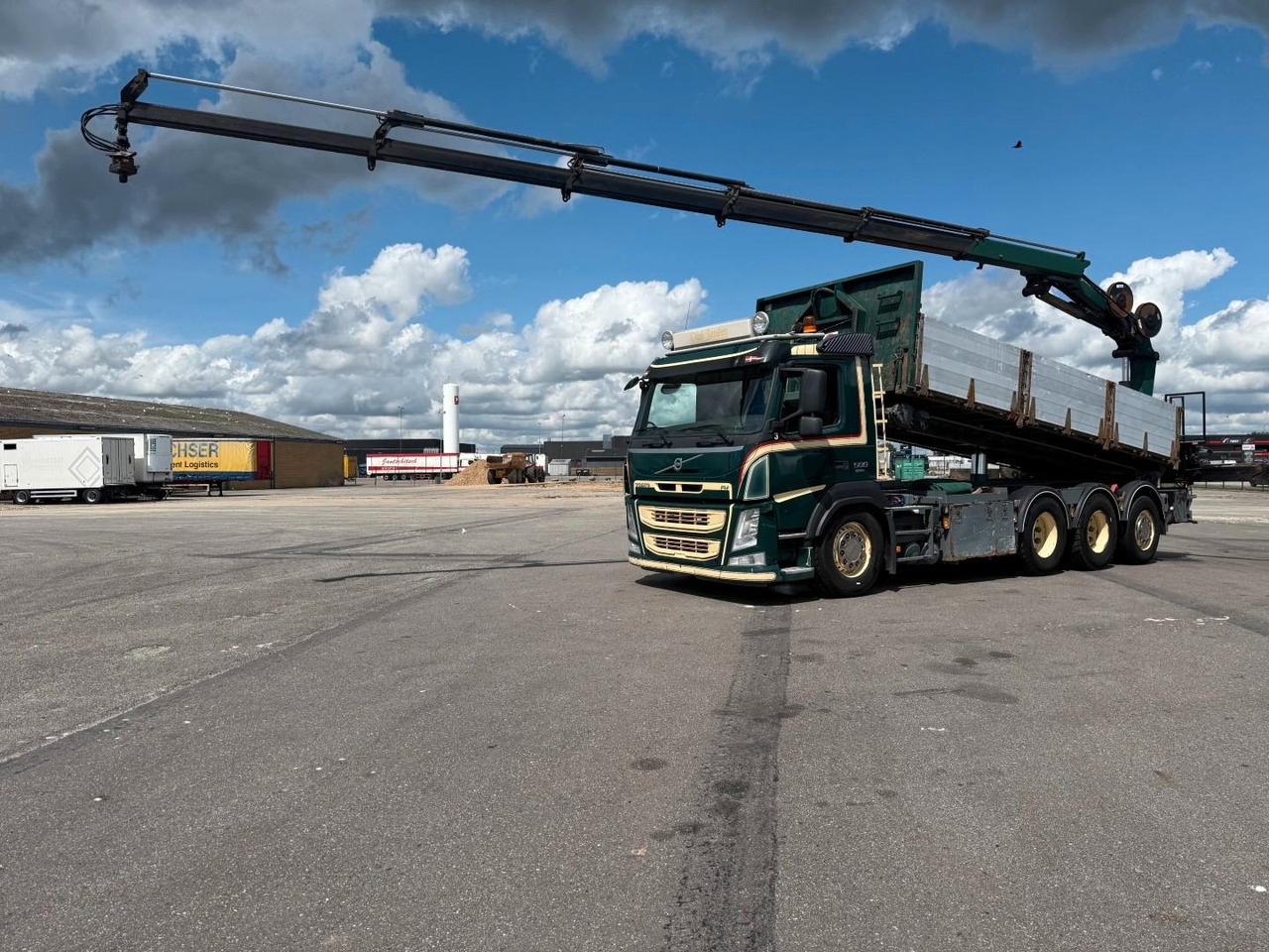 Volvo FM500 8x4*4 Tipper / Crane HMF2620-K5 - Tipper, Crane truck: picture 2 Volvo FM500 8x4*4 Tipper / Crane HMF2620-K5 - Tipper, Crane truck: picture 2