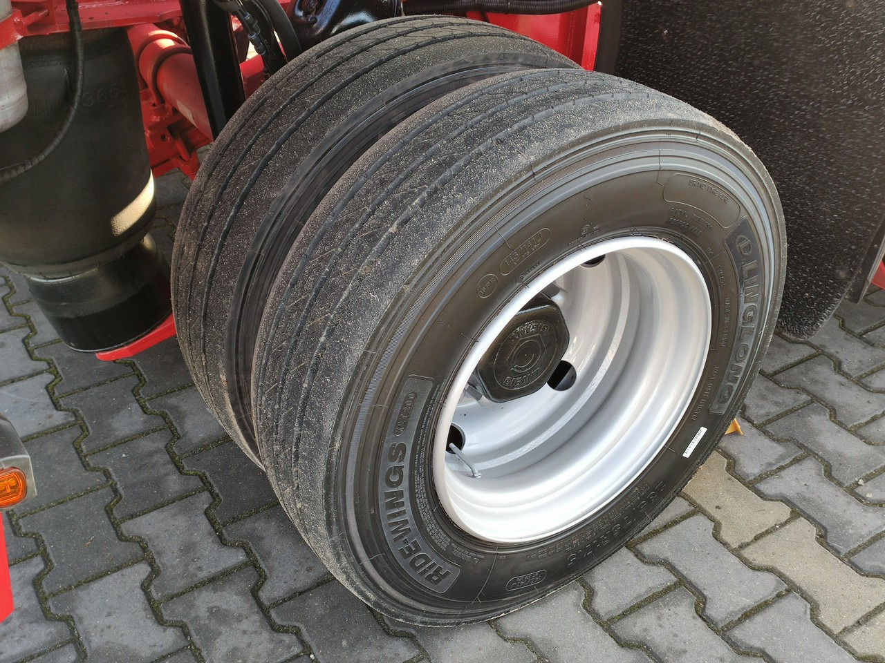 Low loader semi-trailer EMTECH 2 osiowa PCN 18 TIEFBETT Zagłębiana Rozciągana Oś Skrętna UNIKAT: picture 23