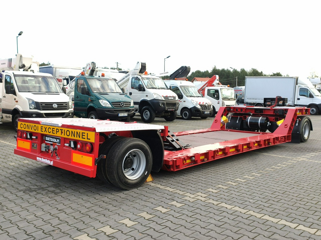 EMTECH 2 osiowa PCN 18 TIEFBETT Zagłębiana Rozciągana Oś Skrętna UNIKAT - Low loader semi-trailer: picture 1 EMTECH 2 osiowa PCN 18 TIEFBETT Zagłębiana Rozciągana Oś Skrętna UNIKAT - Low loader semi-trailer: picture 1