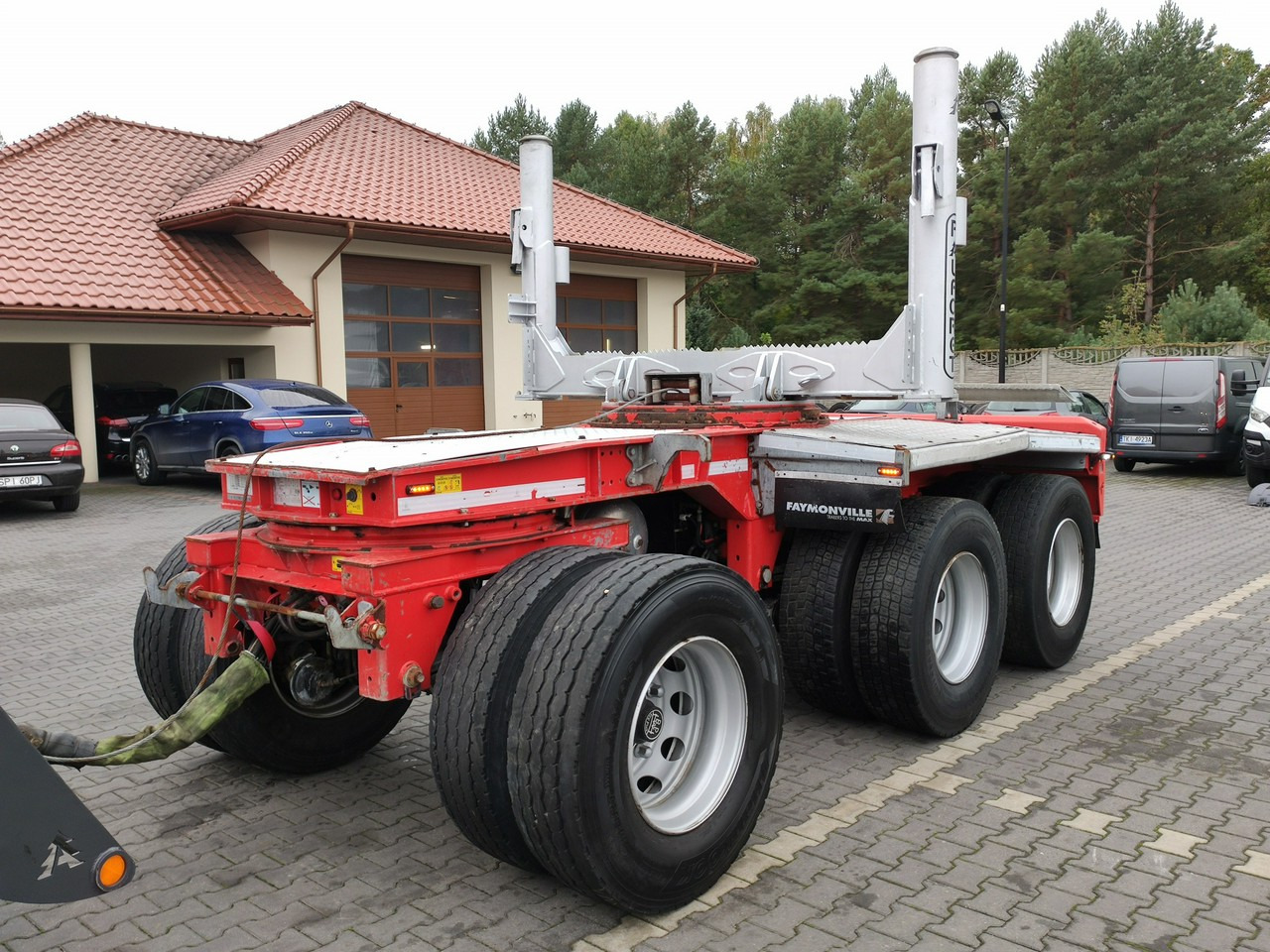 Faymonville Wózek 3-Osie FlexMAX 12T Do drzewa Do drewna Do Lasu 2019/2020r - Logging trailer: picture 4 Faymonville Wózek 3-Osie FlexMAX 12T Do drzewa Do drewna Do Lasu 2019/2020r - Logging trailer: picture 4