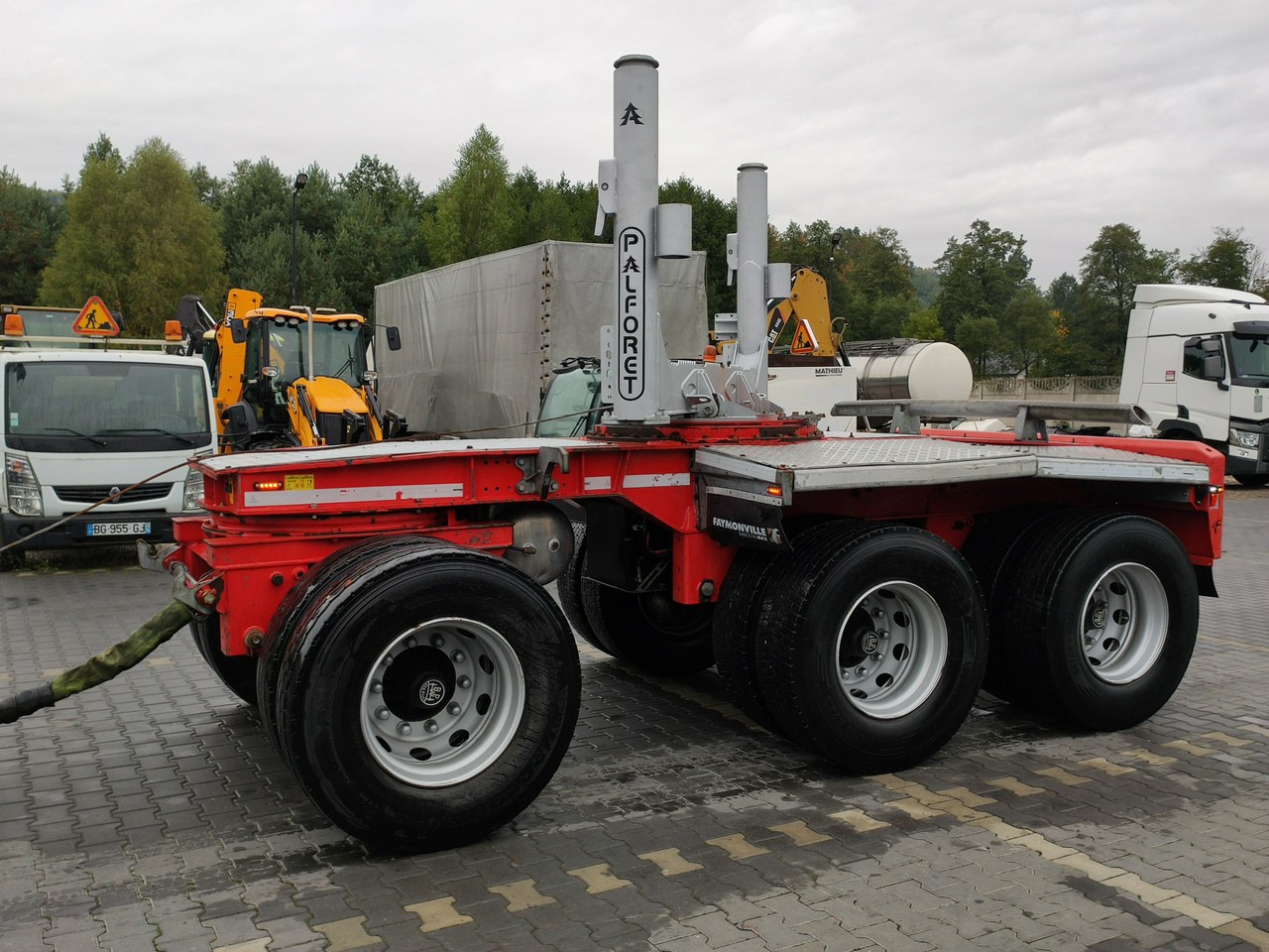 Faymonville Wózek 3-Osie FlexMAX 12T Do drzewa Do drewna Do Lasu 2019/2020r - Logging trailer: picture 5 Faymonville Wózek 3-Osie FlexMAX 12T Do drzewa Do drewna Do Lasu 2019/2020r - Logging trailer: picture 5
