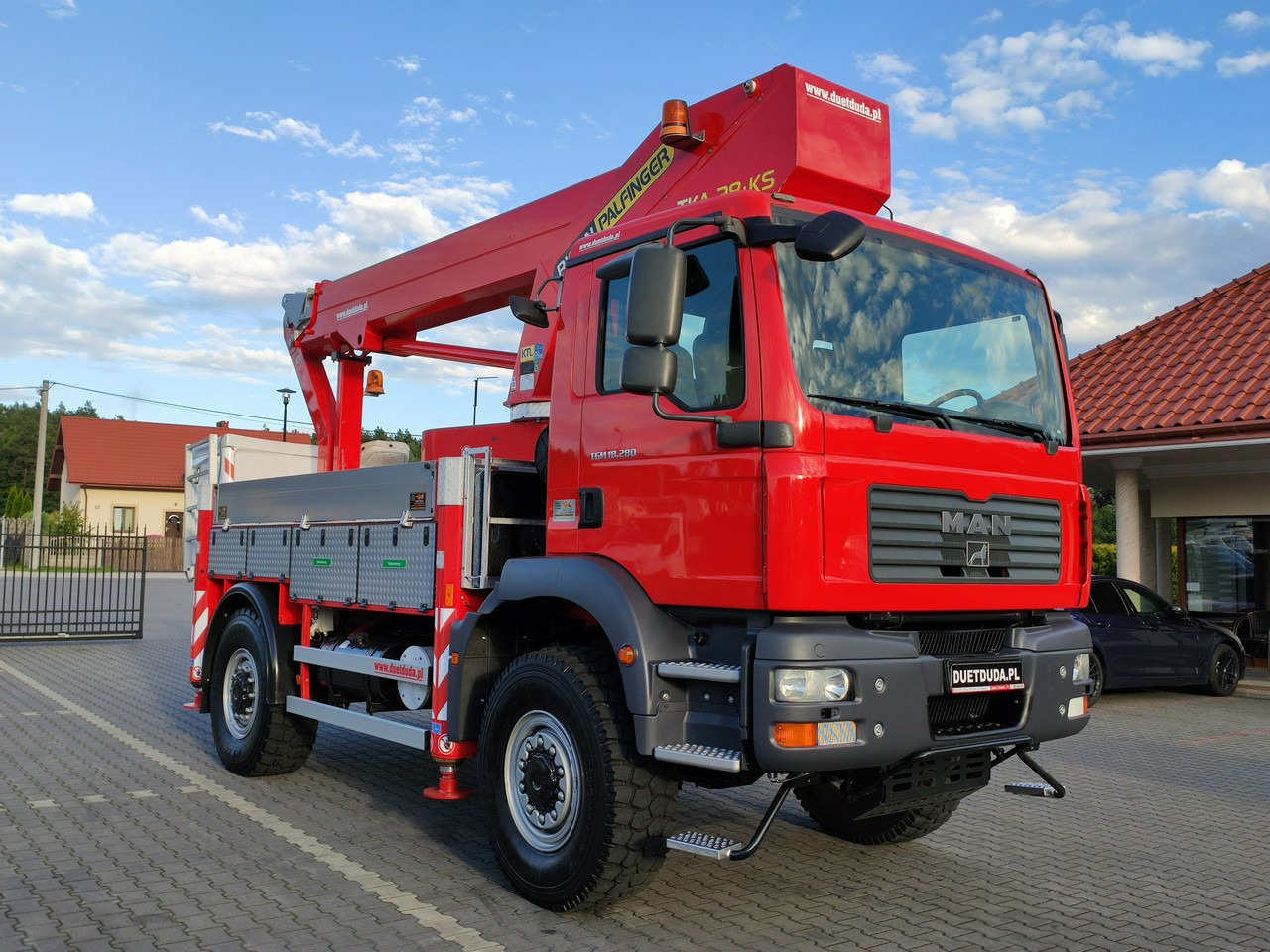 MAN TGM 18.280 4x4 Zwyżka Bison Palfinger TKA 28 Podnośnik Koszowy - Truck mounted aerial platform: picture 5 MAN TGM 18.280 4x4 Zwyżka Bison Palfinger TKA 28 Podnośnik Koszowy - Truck mounted aerial platform: picture 5