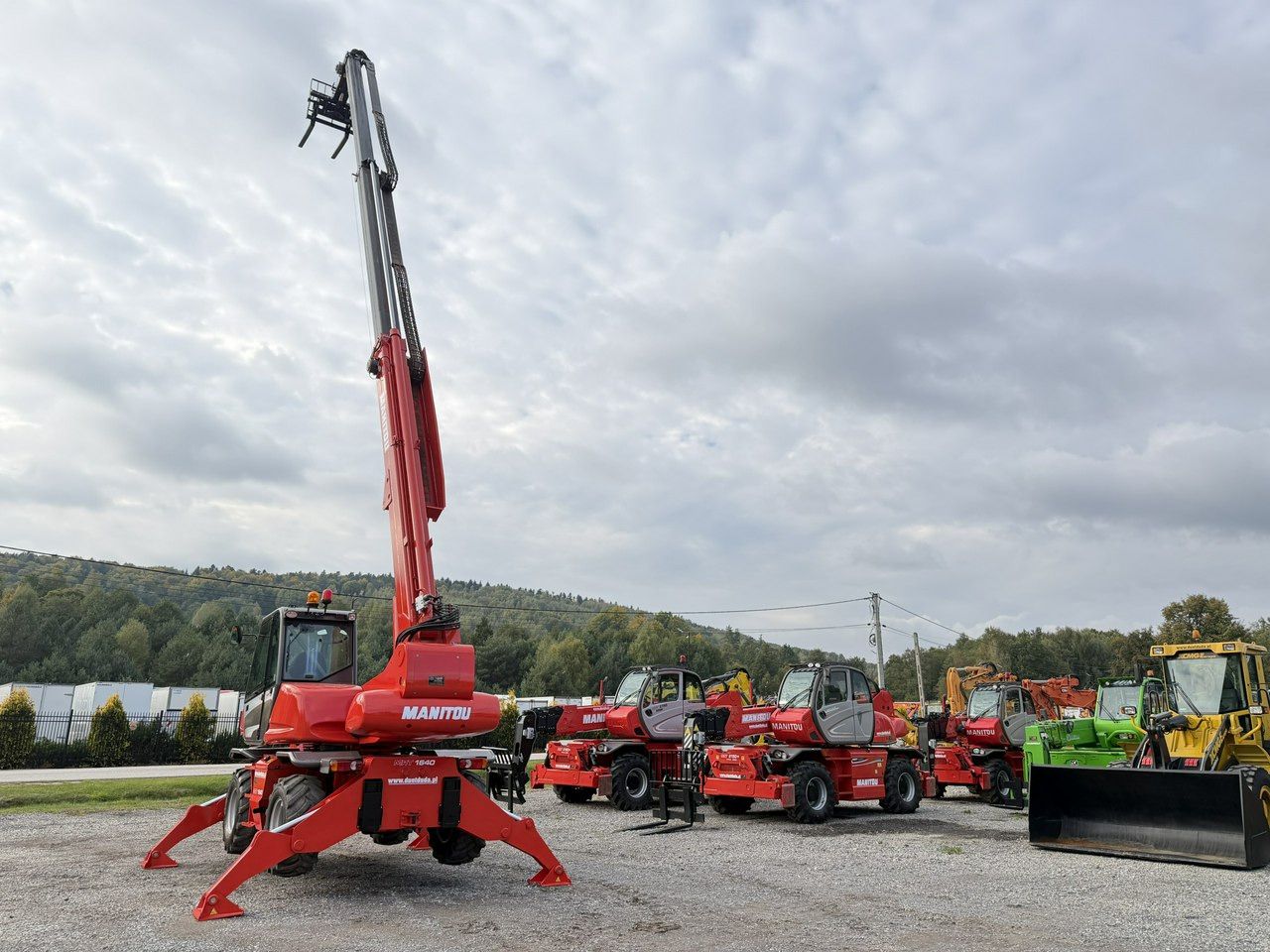 Telescopic handler Manitou MRT 1640 Easy ROTO Ładowarka Teleskopowa Obrotowa 1840 2150: picture 13