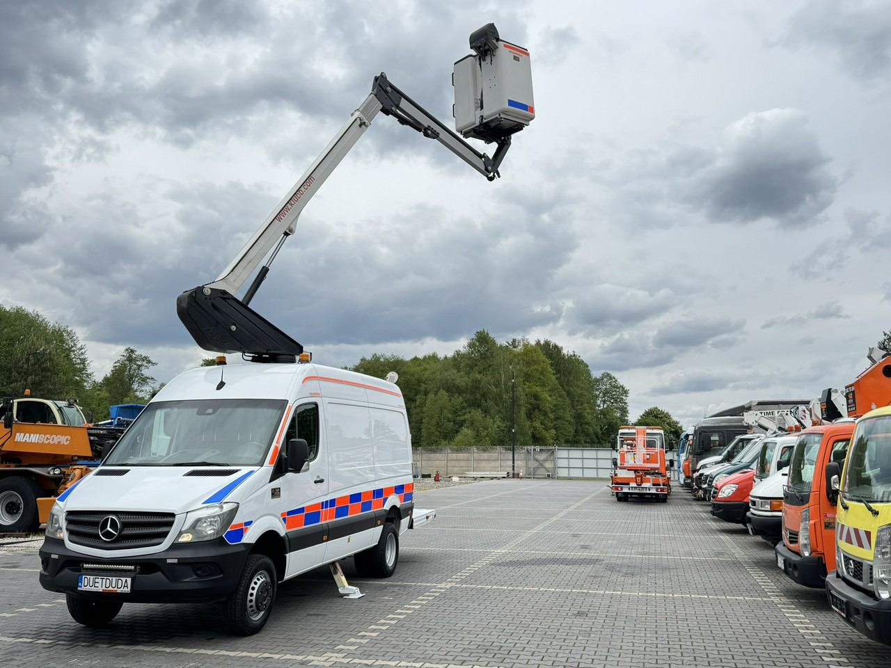 Mercedes Sprinter Zwyżka Podnośnik Koszowy KLUBB K42P UDT WUMAG GSR - Truck mounted aerial platform: picture 2 Mercedes Sprinter Zwyżka Podnośnik Koszowy KLUBB K42P UDT WUMAG GSR - Truck mounted aerial platform: picture 2