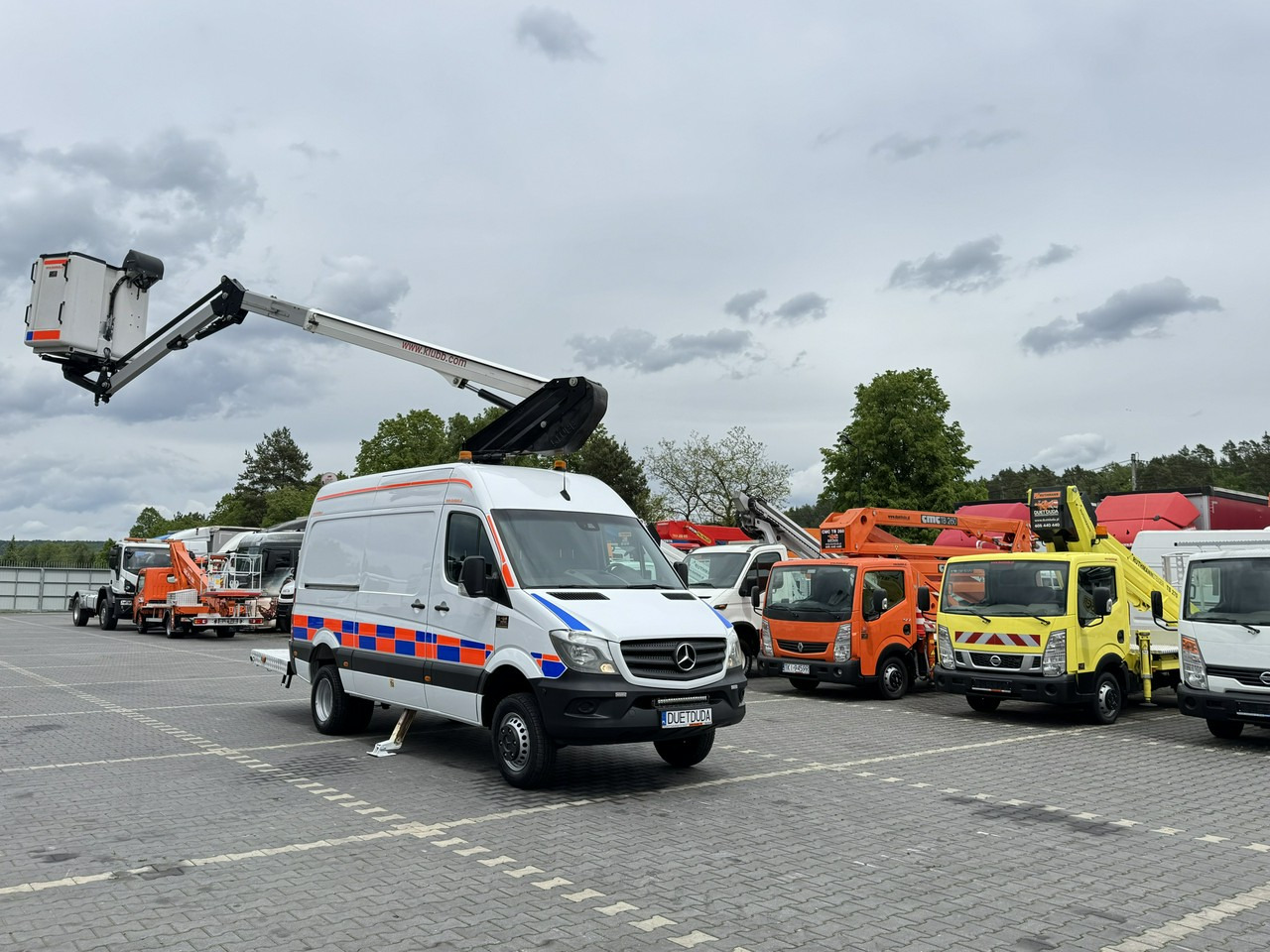 Mercedes Sprinter Zwyżka Podnośnik Koszowy KLUBB K42P UDT WUMAG GSR - Truck mounted aerial platform: picture 5 Mercedes Sprinter Zwyżka Podnośnik Koszowy KLUBB K42P UDT WUMAG GSR - Truck mounted aerial platform: picture 5