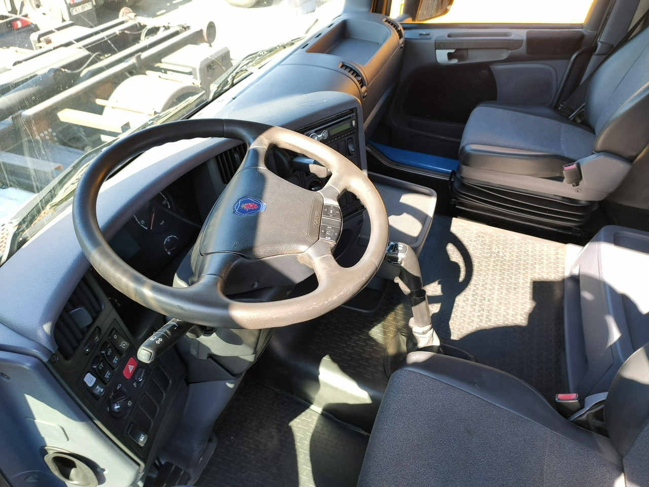 Dropside/ Flatbed truck, Crane truck Scania R 400 LB 6x2 HDS Budowlanka Widły Oś Skrętna Super Stan: picture 26 Dropside/ Flatbed truck, Crane truck Scania R 400 LB 6x2 HDS Budowlanka Widły Oś Skrętna Super Stan: picture 26