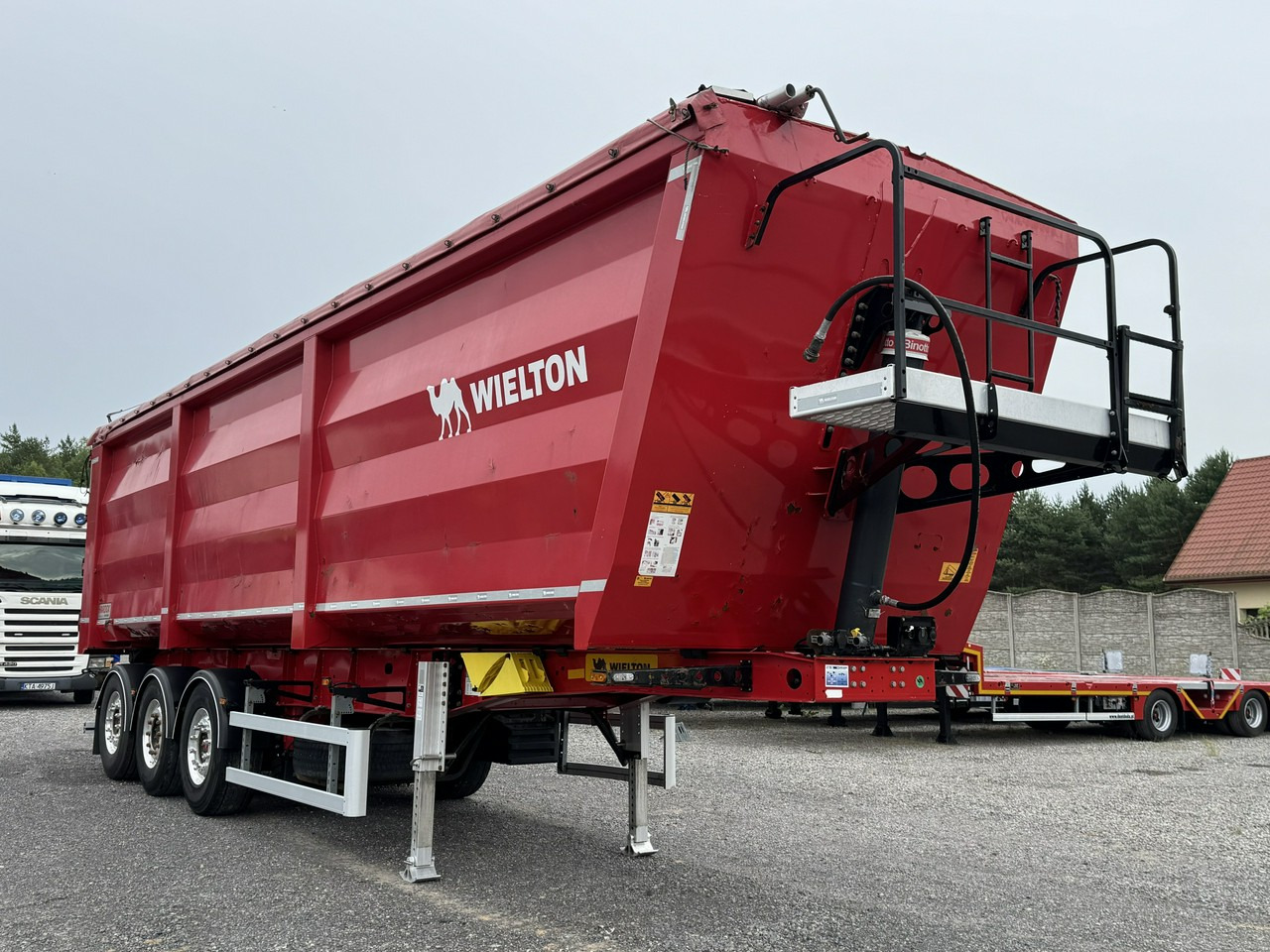 Wielton HARDOX STALOWA DO ZŁOMU 50m Oś Podnoszona Złomówka Stan Bdb - Tipper semi-trailer: picture 3 Wielton HARDOX STALOWA DO ZŁOMU 50m Oś Podnoszona Złomówka Stan Bdb - Tipper semi-trailer: picture 3