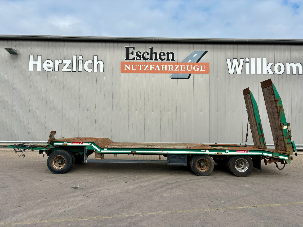 Langendorf Anhänger | hydraulische Rampen*Blatt*BPW-Achsen - Low loader trailer: picture 2 Langendorf Anhänger | hydraulische Rampen*Blatt*BPW-Achsen - Low loader trailer: picture 2