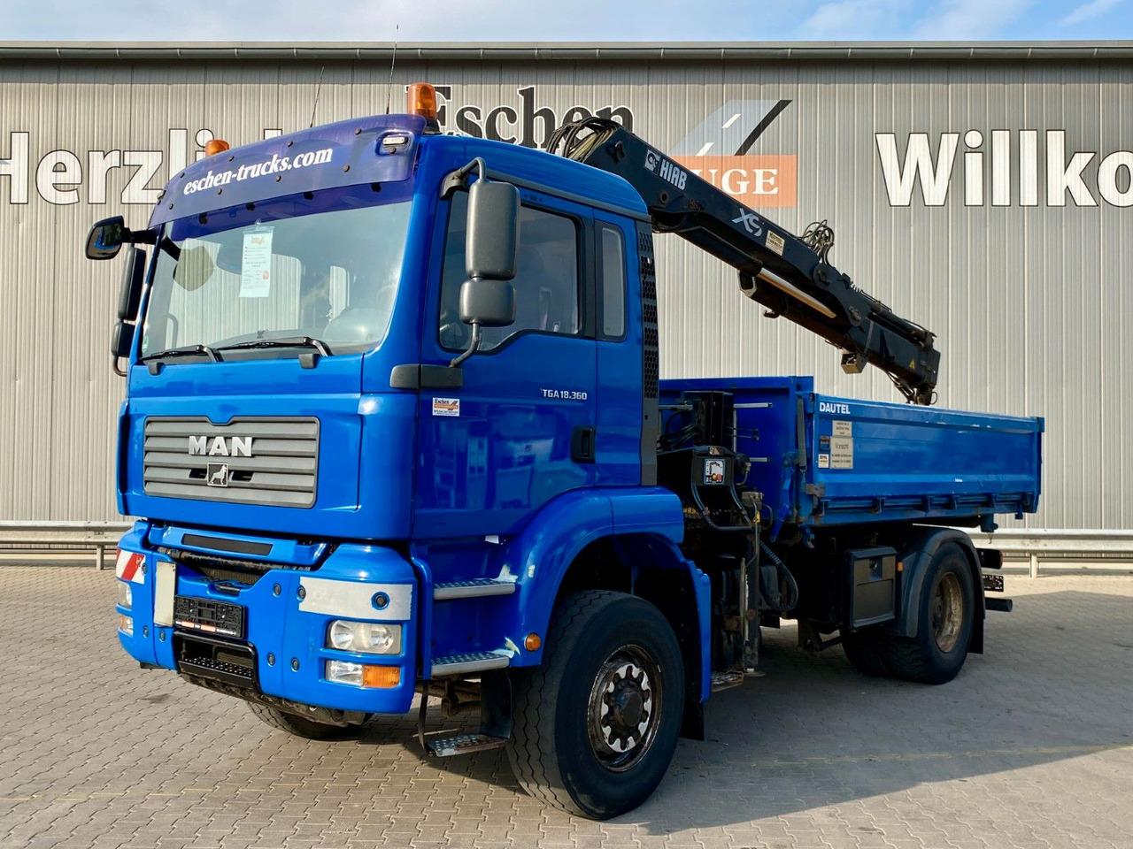 MAN TGA 18.360 4x4H BL Hiab Kran*Dautel Kipper*Klima - Tipper, Crane truck: picture 2 MAN TGA 18.360 4x4H BL Hiab Kran*Dautel Kipper*Klima - Tipper, Crane truck: picture 2