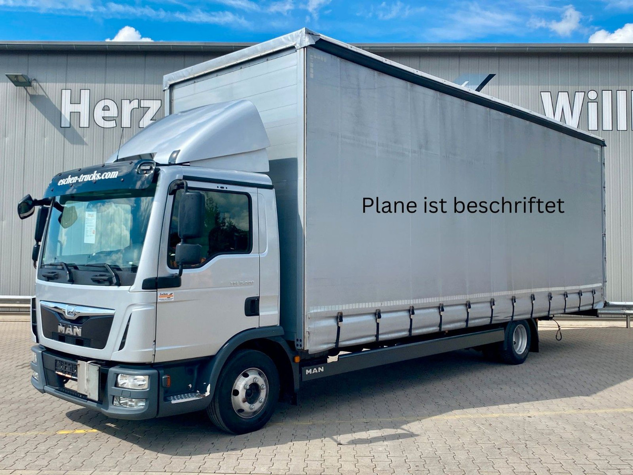 MAN TGL 8.220 I Pritsche Plane*Klima*2Tank*Automatik - Curtainsider truck: picture 1 MAN TGL 8.220 I Pritsche Plane*Klima*2Tank*Automatik - Curtainsider truck: picture 1