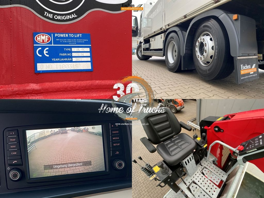 Dropside/ Flatbed truck, Crane truck MAN TGX 26.500 6x2-4 LL | HMF 2110-Kran*XLX*Navi*AHK: picture 11