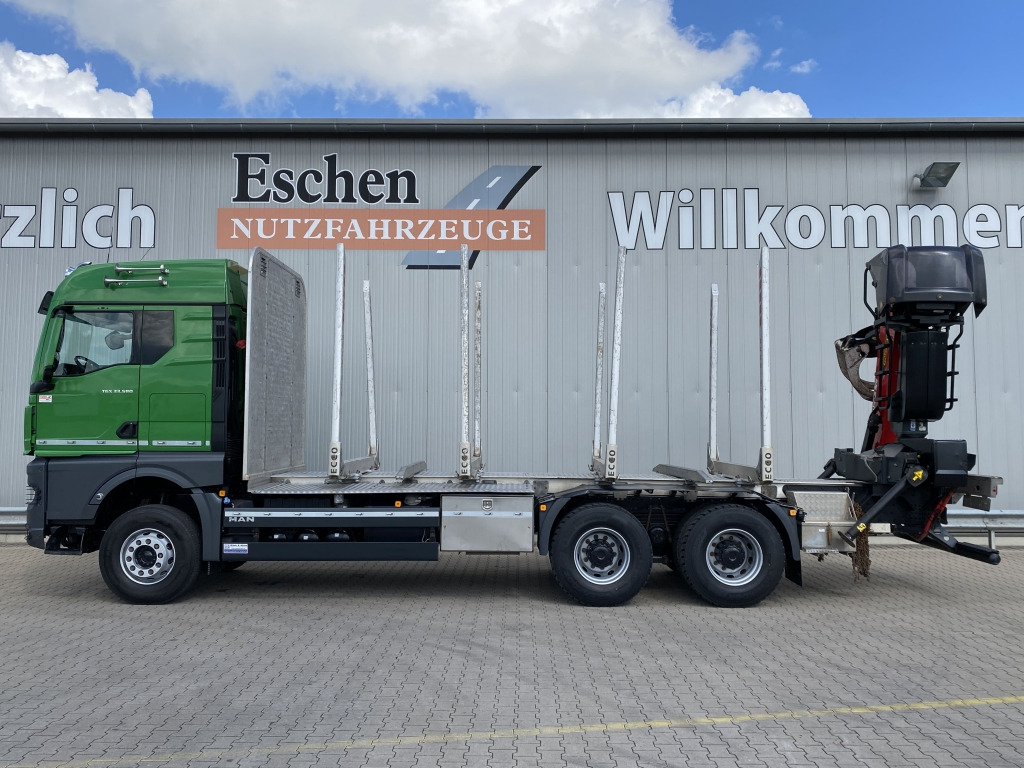 MAN TGX 33.580 6x4 BB Kurzholzaufbau / Kran - Logging truck, Crane truck: picture 2 MAN TGX 33.580 6x4 BB Kurzholzaufbau / Kran - Logging truck, Crane truck: picture 2