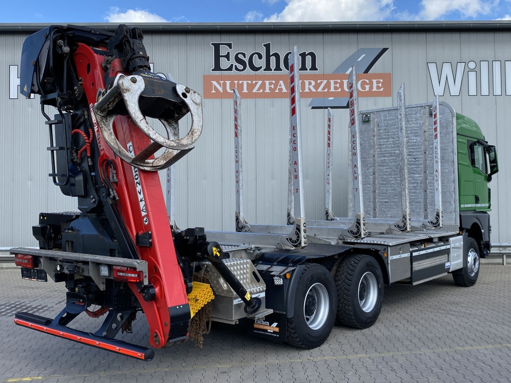 MAN TGX 33.580 6x4 BB Kurzholzaufbau / Kran - Logging truck, Crane truck: picture 5 MAN TGX 33.580 6x4 BB Kurzholzaufbau / Kran - Logging truck, Crane truck: picture 5