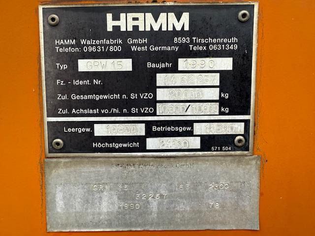 Hamm GRW 15 - Pneumatic roller: picture 5 Hamm GRW 15 - Pneumatic roller: picture 5