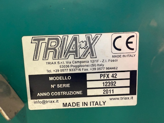 Triax PFX 42 - Construction equipment: picture 5 Triax PFX 42 - Construction equipment: picture 5