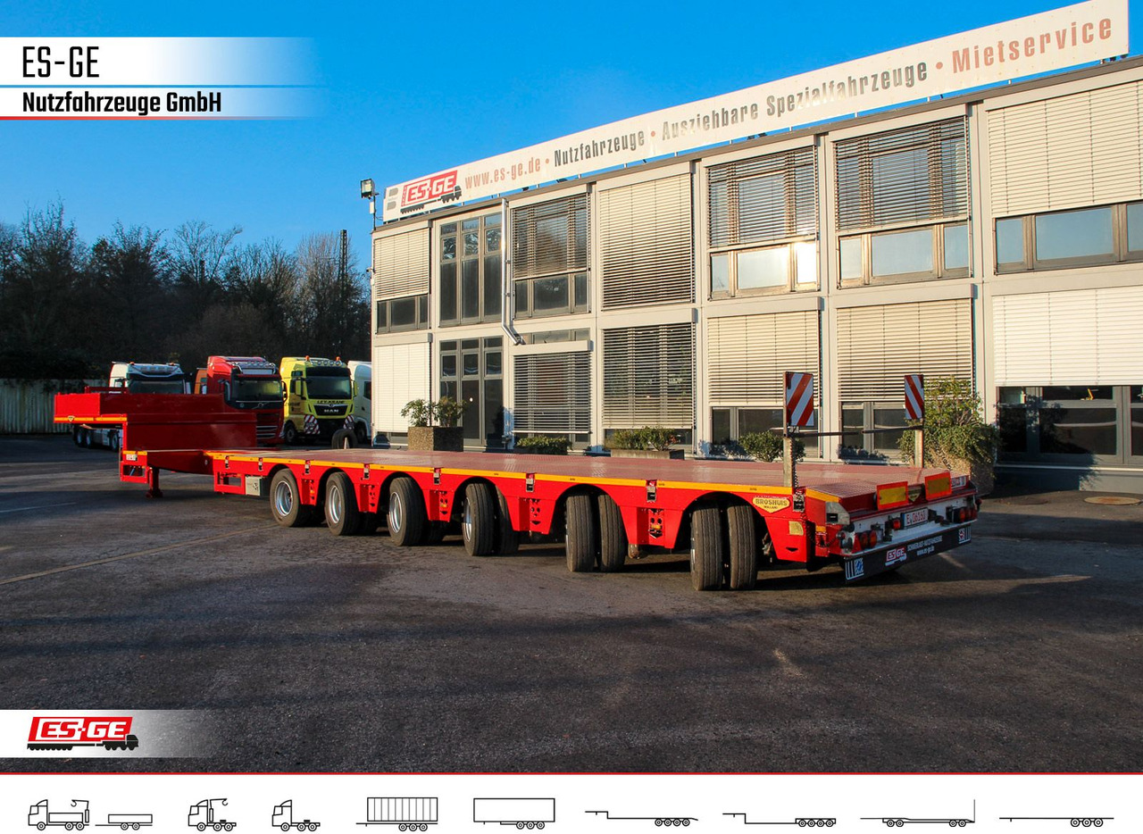 Broshuis 6-Achs-Satteltieflader - teleskopierbar - Low loader semi-trailer: picture 2 Broshuis 6-Achs-Satteltieflader - teleskopierbar - Low loader semi-trailer: picture 2