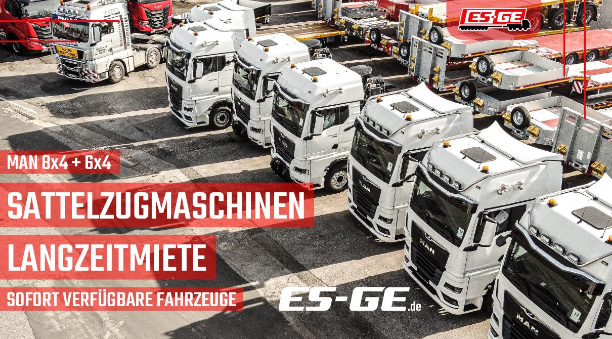 ES-GE 3-Achs-Ballastauflieger - Dropside/ Flatbed semi-trailer: picture 2 ES-GE 3-Achs-Ballastauflieger - Dropside/ Flatbed semi-trailer: picture 2
